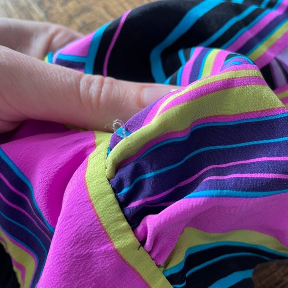 Alice & Trixie Colourful XS Striped Silk Maxi - Picture 5 of 5